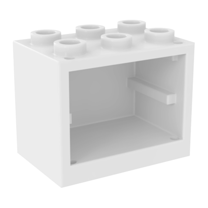 Ємність Lego Cupboard 2 x 3 x 2 4532b 92410 4619665 White 4шт Б/У - Retromagaz