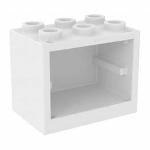 Ємність Lego Cupboard 2 x 3 x 2 4532b 92410 4619665 White 4шт Б/У