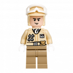 Фигурка Lego Повстанец Hoth Trooper Black Chin Dimple Star Wars sw0291 2 Б/У