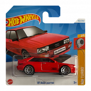 Машинка Базова Hot Wheels '87 Audi quattro Turbo 1:64 HRY55 Red - Retromagaz