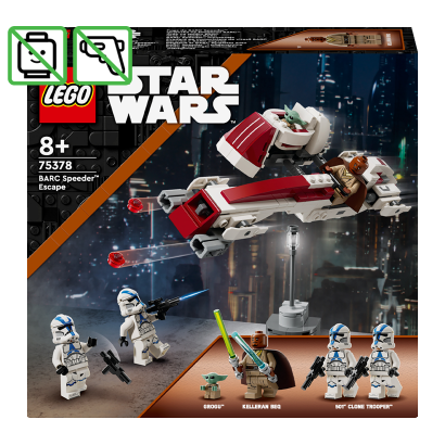 Конструктор Lego Втеча на BARC Спідері Star Wars 75378 Без Фігурок Новий - Retromagaz