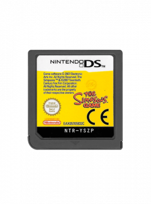 Игра Nintendo DS The Simpsons Game Английская Версия Б/У