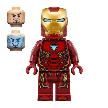 Фігурка Lego Marvel Iron Man Mark 50 Armor Small Helmet Visor Super Heroes sh0496 Б/У - Retromagaz