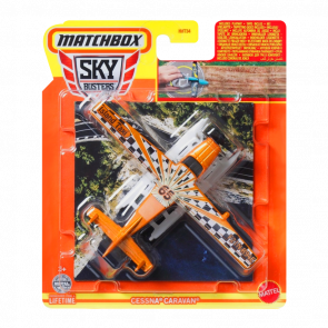 Тематична Машинка Matchbox Cessna Caravan Sky Busters 1:64 HHT34/HVM45 White - Retromagaz