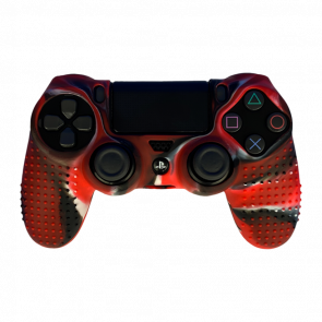 Чехол Силиконовый RMC PlayStation 4 Red Black Новый