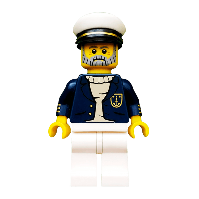 Фігурка Lego Series 10 Sea Captain Collectible Minifigures col154 Б/У - Retromagaz