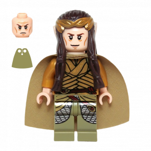 Фигурка Lego The Hobbit Elrond Gold Crown and Olive Green Clothing Films lor105 Б/У - Retromagaz