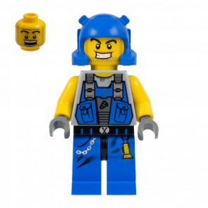 Фигурка Lego Power Miners Miner Duke Beard Stubble Guy Space pm006 Б/У