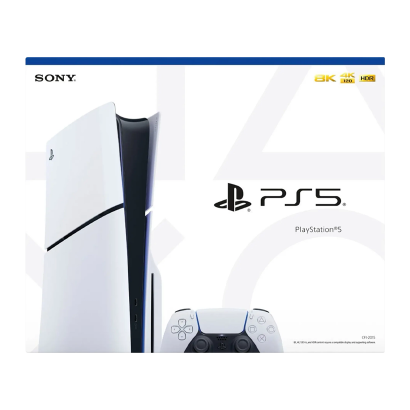 Коробка Sony PlayStation 5 Slim Blu-ray White Б/У - Retromagaz