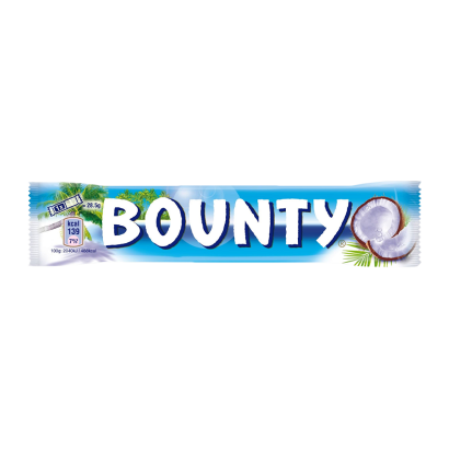 Батончик Bounty з М'якоттю Кокосу у Молочному Шоколаді 57g - Retromagaz