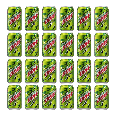 Набір Напій Mountain Dew Citrus Blast 330ml 24шт - Retromagaz