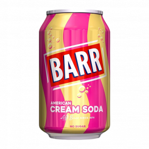 Напиток Barr American Cream Soda Zero Sugar 330ml