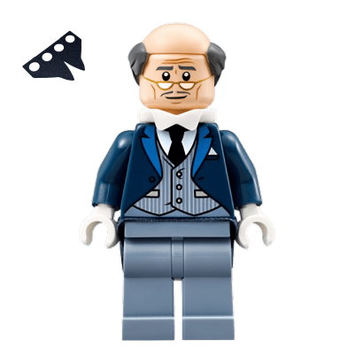 Фигурка Lego DC Alfred Pennyworth Pinstripe Vest Super Heroes sh0313 Б/У - Retromagaz