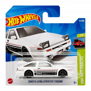 Машинка Базовая Hot Wheels Toyota AE86 Sprinter Trueno Hatchbacks 1:64 HCV01 White - Retromagaz