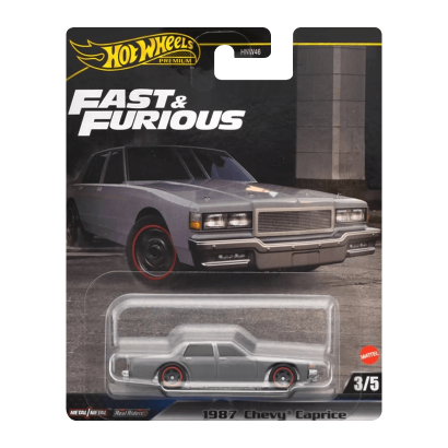 Машинка Premium Hot Wheels 1987 Chevy Caprice Fast & Furious 1:64 HRT98 Grey - Retromagaz