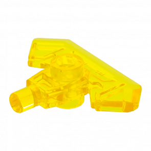 Зброя Lego Сокира 10шт Head with Bar 22407 6133827 Trans-Yellow Б/У - Retromagaz