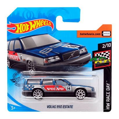 Машинка Базовая Hot Wheels Volvo 850 Estate Race Day 1:64 GHD96 Dark Blue - Retromagaz