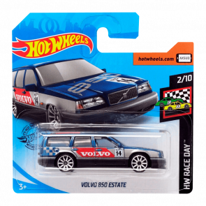 Машинка Базова Hot Wheels Volvo 850 Estate Race Day 1:64 GHD96 Dark Blue - Retromagaz