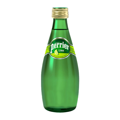 Вода Минеральная Perrier Lime Газированная Стекло 330ml - Retromagaz