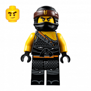 Фигурка Lego Ninja Cole Hunted Gold Asian Symbol on Bandana Ninjago njo472 1 Б/У