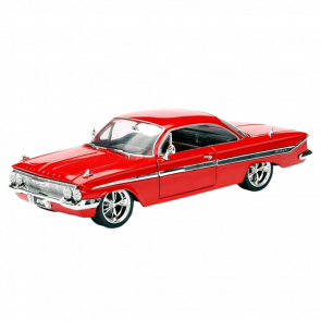 Машинка Jada 1961 Chevrolet Impala Sport Coupe Fast & Furious 1:24 Red - Retromagaz