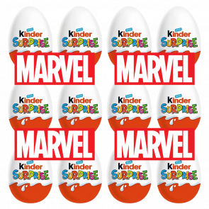 Набір Шоколадне Яйце Kinder Surprise Marvel 12шт 20g