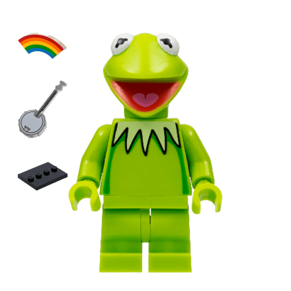 Фігурка Lego The Muppets Kermit the Frog TV Series coltm-5 1 Новий - Retromagaz