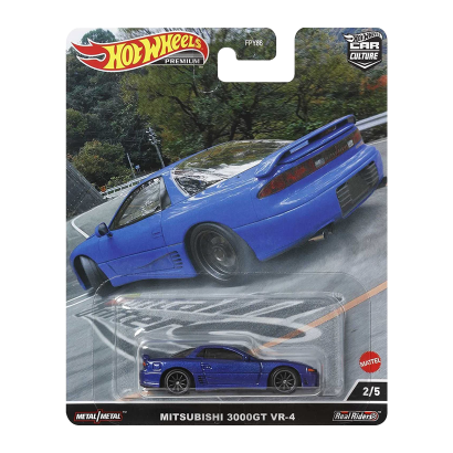 Машинка Premium Hot Wheels Mitsubishi 3000GT VR-4 Mountain Drifters 1:64 HCJ98 Blue - Retromagaz