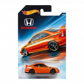 Тематическая Машинка Hot Wheels Honda Civic Si Honda 70th Anniversary 1:64 FKD25 Orange - Retromagaz