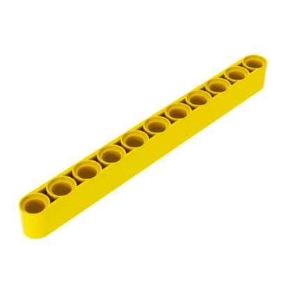 Technic Lego Балка Толстая Прямая 10шт 1 x 11 32525 64290 4174709 4534912 6028107 Yellow Б/У - Retromagaz