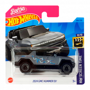 Машинка Базова Hot Wheels 2024 GMC Hummer EV Barbie The Movie Screen Time 1:64 HKH13 Grey - Retromagaz