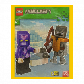 Конструктор Lego Фігурка Crystal Knight And Shooter Paper Bag Minecraft 662401 min141 min155 Новый