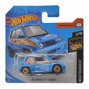 Машинка Базовая Hot Wheels '85 Honda City Turbo II Nightburnerz 1:64 FYD12 Blue