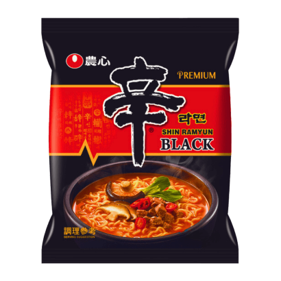 Локшина Nongshim Shin Ramyun Black Гостра 130g - Retromagaz