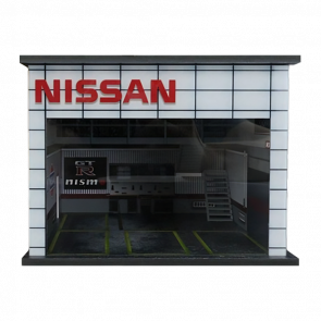 Діорама G-Fans Nissan Garage Гараж з Підсвіткою 1:64