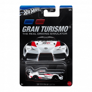 Тематична Машинка Hot Wheels '20 Toyota GR Supra Gran Turismo 1:64 HRV67 White - Retromagaz