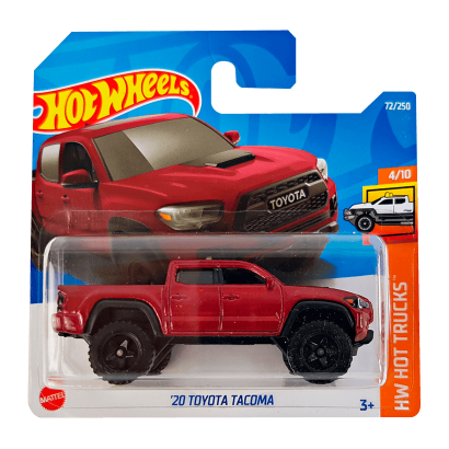 Машинка Базова Hot Wheels '20 Toyota Tacoma Hot Trucks 1:64 HCX56 Red - Retromagaz