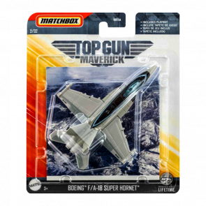 Тематична Машинка Matchbox Boeing F7A-18 Super Hornet Sky Busters 1:64 HVM52 Grey - Retromagaz