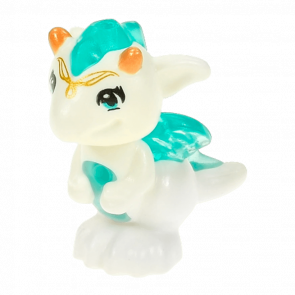 Фігурка Lego Повітря Dragon Elves Baby with Molded Trans-Light Blue Stomach Animals 26090pb06 6151620 White Б/У