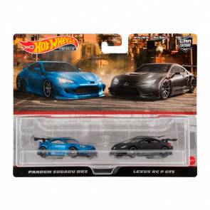 Машинка Premium Hot Wheels Pandem Subaru BRZ / Lexus RC F GT3 2-Packs 1:64 HBL96/HKF51 Blue 2шт - Retromagaz