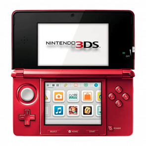 Консоль Nintendo 3DS Модифікована 32GB Flame Red + 10 Вбудованих Ігор Б/У - Retromagaz