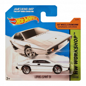 Машинка Базова Hot Wheels Lotus Esprit S1 James Bond 007 The Spy Who Loved Me Workshop 1:64 CFG74 White - Retromagaz