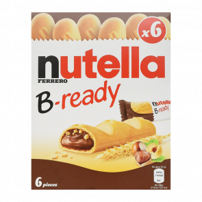 Батончик Nutella B-Ready 6 Pieces 132g - Retromagaz