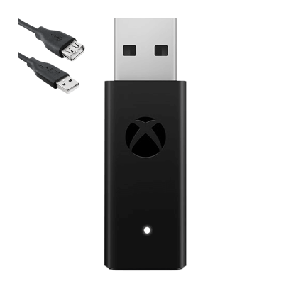 Адаптер Microsoft Xbox Series + Подовжувач USB Без Коробки Black 1m Новий - Retromagaz