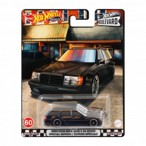 Машинка Premium Hot Wheels Mercedes-Benz AMG E 36 Estate Special Edition Boulevard 1:64 HCR05 Black