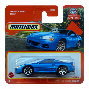 Машинка Большой Город Matchbox 1994 Mitsubishi 3000GT Highway 1:64 HVN83 Blue - Retromagaz