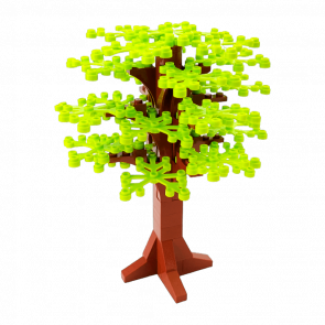 Растение RMC Дерево Tall Tree with Lime Leaves Reddish Brown Новый