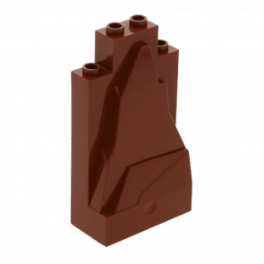 Скала Lego Панель 2 x 4 x 6 47847 54782 57512 33458 4268113 4285708 Reddish Brown 2шт Б/У - Retromagaz