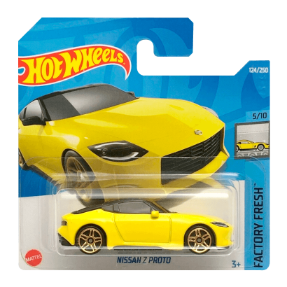 Машинка Базова Hot Wheels Nissan Z Proto Factory Fresh 1:64 HCT13 Yellow - Retromagaz