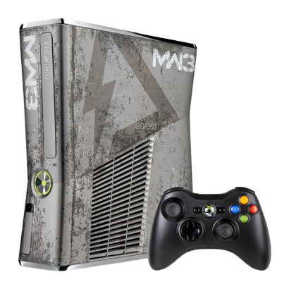 Консоль Microsoft Xbox 360 S Call of Duty: Modern Warfare 3 Limited Edition Freeboot 500GB Dark Grey + 5 Вбудованих Ігор Б/У - Retromagaz